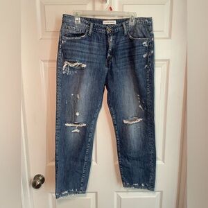 Flying monkey distressed jeans
